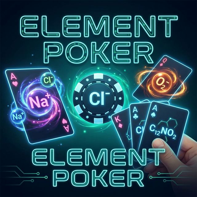 「ポーカー×化学」の知育ゲーム『Element Poker』を作ってみた！